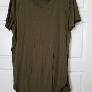 Ambiance Olive Green High Cut Shirt
